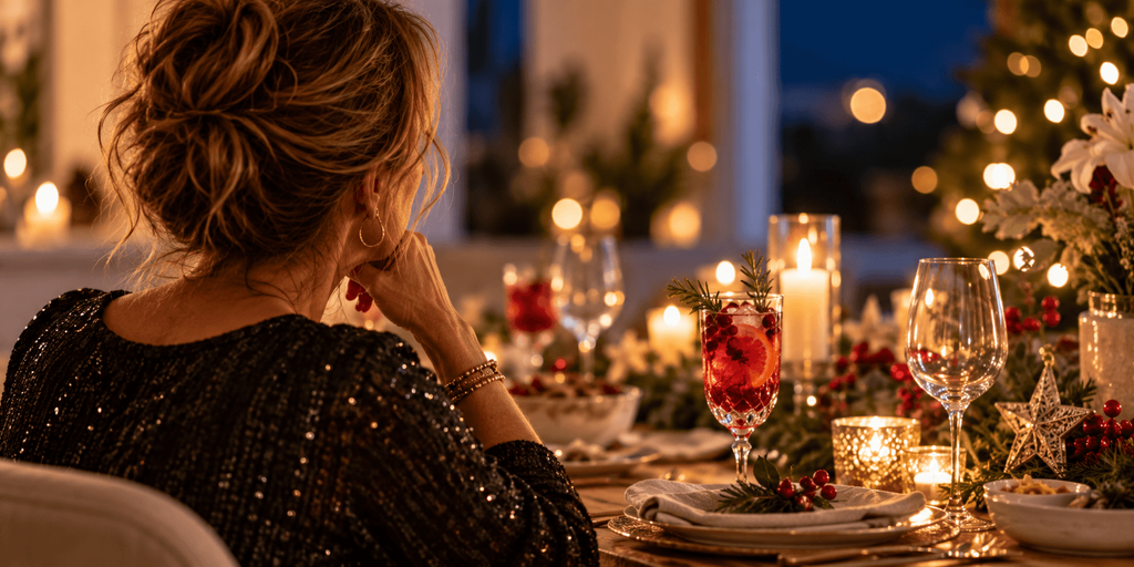 Gerade in den Wechseljahren kann es sich lohnen, beim Weihnachtsessen öfter zu einer alkoholfreien Alternative zu greifen – besonders, wenn dein Schlaf ohnehin empfindlicher geworden ist.